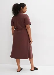 Jerseyklänning i stretchigt bomullsmaterial, bonprix