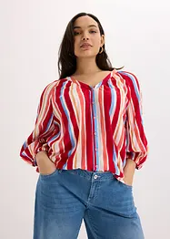 Blus av viskosmaterial med struktur, bonprix
