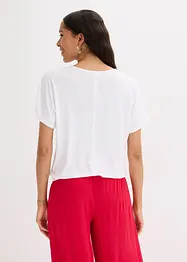 Oversizetopp i mjuk viskosmix, bonprix