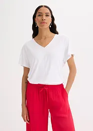 Oversizetopp i mjuk viskosmix, bonprix