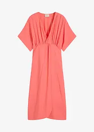 Tunikaklänning i krinklat material, bonprix