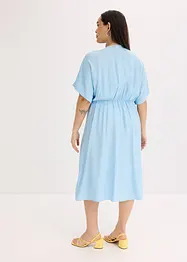 Tunikaklänning i krinklat material, bonprix