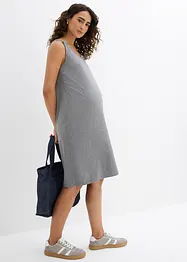 Mamma-/amningsklänning i jersey med bomull (2-pack), bonprix