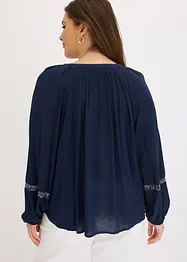 Oversizeblus med broderi, bonprix