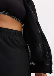 Transparent funktionsjacka i oversizemodell, av mesh, bonprix