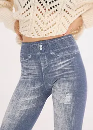 Sömlösa leggings med mjuk insida, bonprix