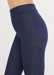Termoleggings med jeanslook, bonprix