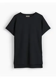 T-shirt av kraftig bomullsjersey med längre bakstycke, bonprix