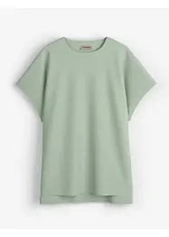 T-shirt av kraftig bomullsjersey med längre bakstycke, bonprix