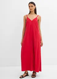 Jumpsuit i viskosmix med justerbara axelband, bonprix