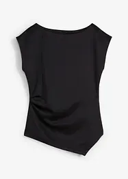 Asymmetriskt linne av skön stabil trikå, bonprix