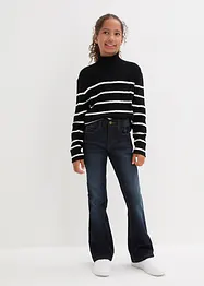 Flared Jeans Mid Waist för barn, bonprix