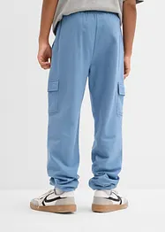 Joggingbyxa med cargofickor, i ekologisk bomull, bonprix