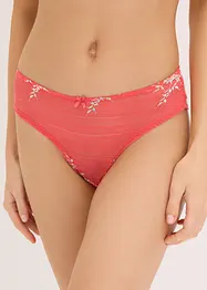 Braziliantrosa med flerfärgad spets (2-pack), bonprix