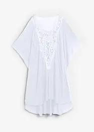 Transparent strandtunika av viskos, bonprix