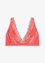 Bralette utan bygel, med flerfärgad spets, bonprix