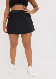Ultratunn sportkjol med integrerade shorts, bonprix