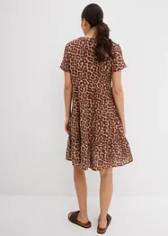 Klänning av mjuk muslin, bonprix