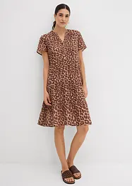 Klänning av mjuk muslin, bonprix