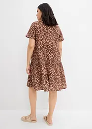 Klänning av mjuk muslin, bonprix