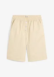 Papertouch-bermudas av bomull, bonprix