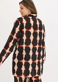 Lång blus med batikmönster, bonprix