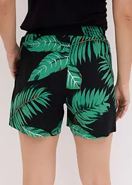 Mönstrade shorts i följsam viskos, bonprix