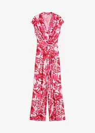 Mönstad jumpsuit av jersey, bonprix