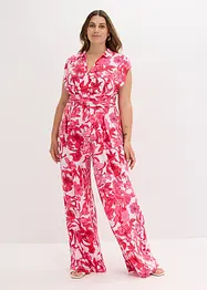 Mönstad jumpsuit av jersey, bonprix