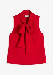 Ärmlös topp med knytband, bonprix