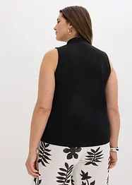 Ärmlös topp med knytband, bonprix
