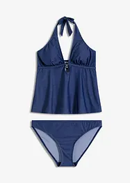 Tankini (2 delar) i jeansstil, bonprix