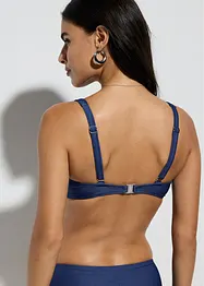 Bikiniöverdel med bygel, jeanslook, bonprix