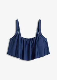 Bikinöverdel i jeanslook, bonprix