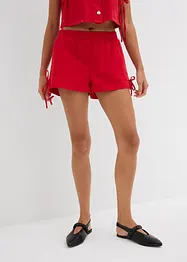 Dra på-shorts i stretchig bomullsmix, bonprix