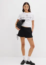 Dra på-shorts i stretchig bomullsmix, bonprix