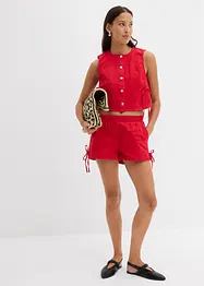 Dra på-shorts i stretchig bomullsmix, bonprix