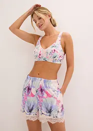 Pyjamasshorts (2-pack) i mjuk viskosmix, bonprix