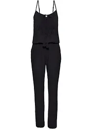 Jumpsuit i viskosmaterial med struktur, bonprix