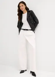 Wide Leg Jeans, Low Waist, bonprix