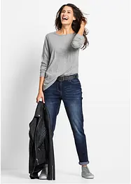 Boyfriend Jeans Mid Waist, Stretch, bonprix
