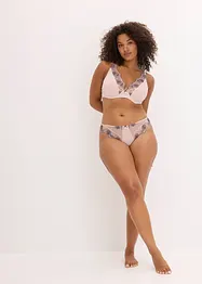 BH med formpressade kupor och diskret broderi, bonprix