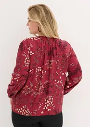 Mönstrad blus i hållbar viskos, bonprix