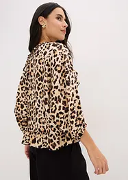 Blus av fintrådig viskosmix, bonprix