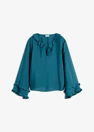 Blus av tunn viskosmix, bonprix