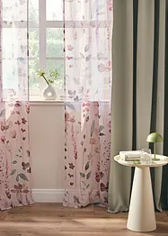 Gardin med blommönster (1-pack), bonprix