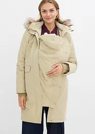 Mammakappa i vind- och vattentätt material med babyficka, bonprix