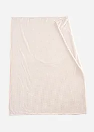 Högvärdig mysfilt med bikupemönster, bonprix