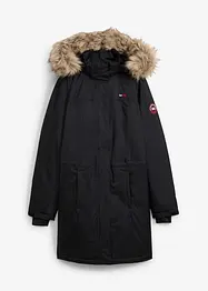 Varm funktionskappa med fuskpäls, bonprix