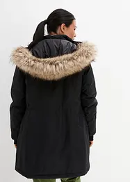 Varm funktionskappa med fuskpäls, bonprix